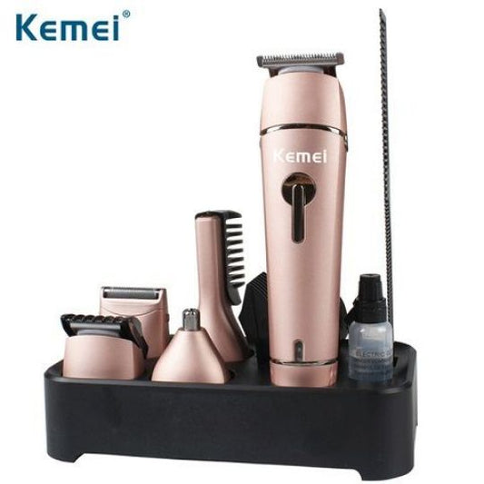 Kemei Km-1015 10 In 1 Rechargeable Hair Trimmer Multifunction Hair Clipper Electric Shaver Nose Trimmer For Men Hair Styling Tools