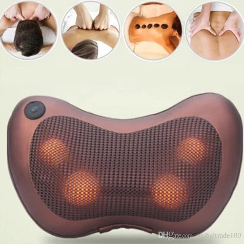 Electric Head Neck Cushion Full Body Massager with Heat for pain relief